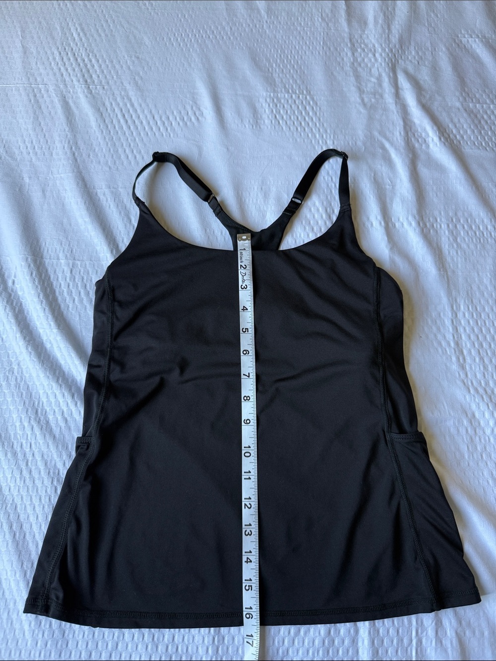 Fabletics Black Racerback Workout Tank - Picture 8 of 9